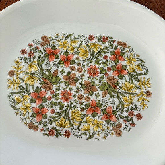 Vintage Corelle Corning Ware Indian Summer Oval Serving Platter - Picture 2 of 5